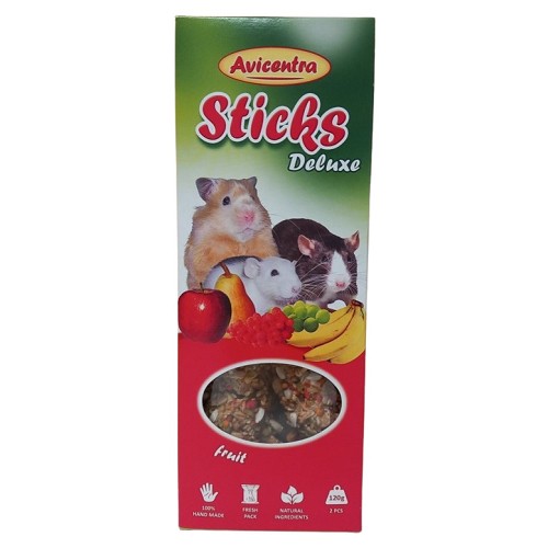 Avicentra tyč hlodavec malý ovoce 2ks