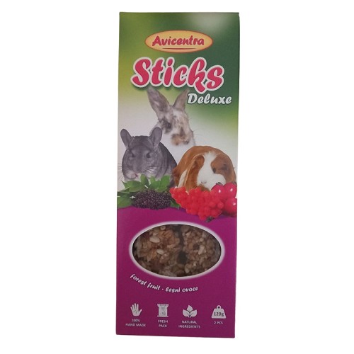 Avicentra tyč hlodavec velký lesní ovoce 2ks