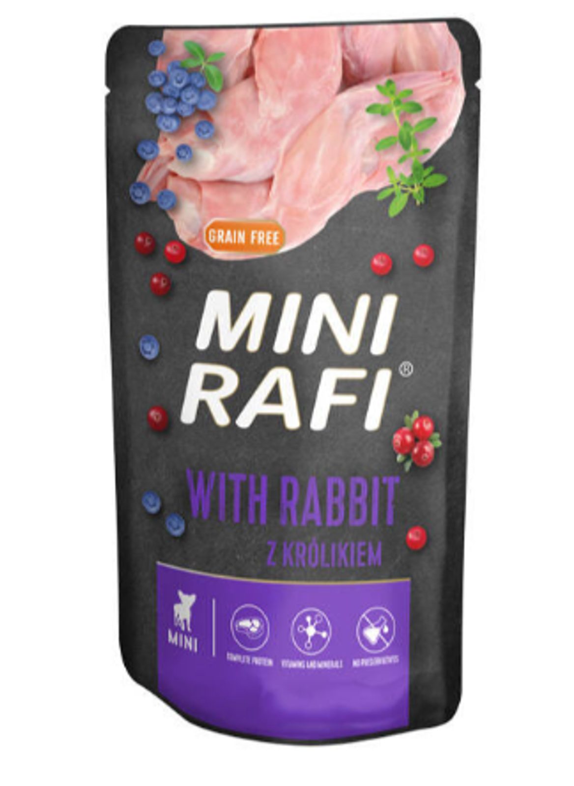 Rafi Dog RAFI králičí kapsička pro psy 150g