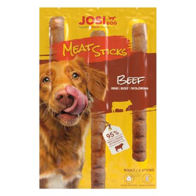 JosiDog 33g Meat Sticks Beef (3x11g)