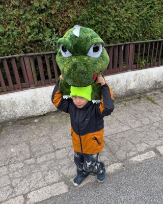 Dino s námi chodí všude … :) www.megaplysak.cz #plysak #plyšák #plysaci #plysacek