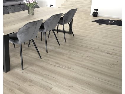 Vinylová podlaha PREMIUM CLICK, dekor JASAN BÍLÝ (SPC)