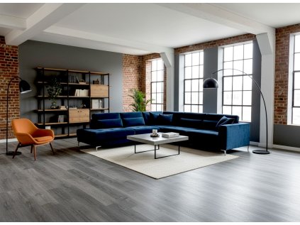 Vinylová podlaha PREMIUM CLICK, dekor DUB ŠEDÝ (SPC)