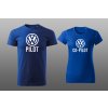 Trička pro páry - PILOT & CO-PILOT Volkswagen