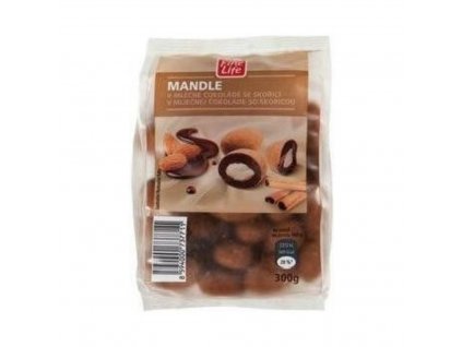 Fine Life Mandeln in Milchschokolade + Zimt 300 g