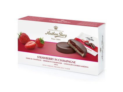 Anthon Berg Strawberry In Sparkling Wine 220g