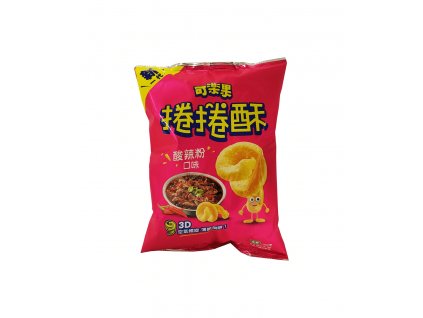 Pea Crackers Twists Hot Sour 175g