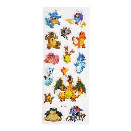 Pokemon samolepky, varianta č. 1