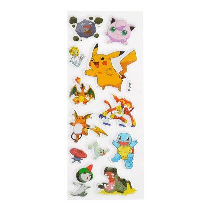 Pokemon samolepky, varianta č. 2