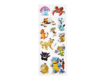 pokemon 3d samolepky 55541155