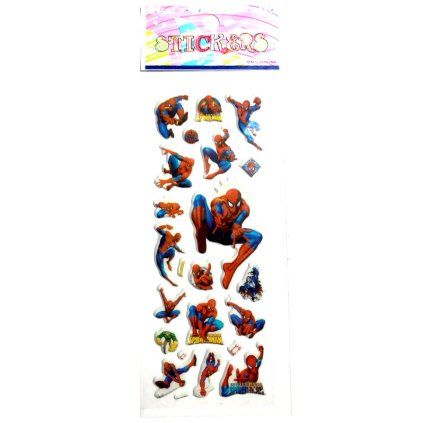 Spider-Man samolepky, varianta č. 1