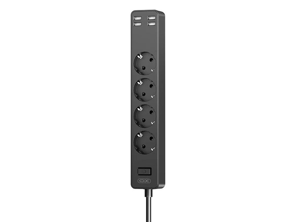 90662 napajacia lista xo wl10 4usb 1 8 m cierna