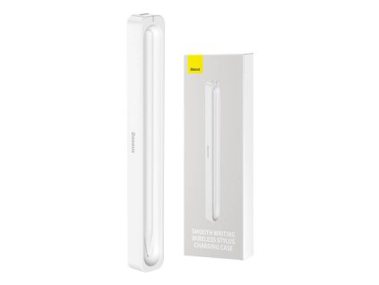 68708 baseus bezdrotove nabijacie puzdro pre smooth writing stylus biele