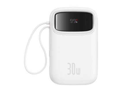 84578 baseus qpow 2 10000mah 30w powerbank white
