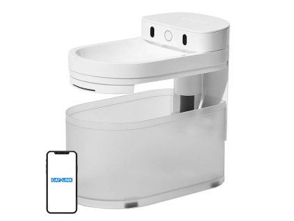 84305 catlink pure 3 smart dog and cat fountain drinker white