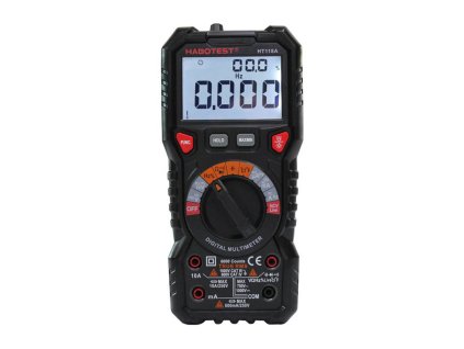64904 digitalny multimeter so svietidlom habotest ht118a true rms ncv