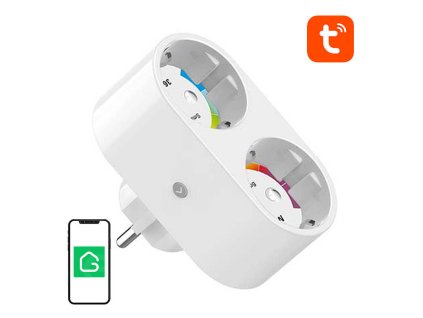64130 dualna inteligentna zastrcka wifi gosund sp211 3500w tuya