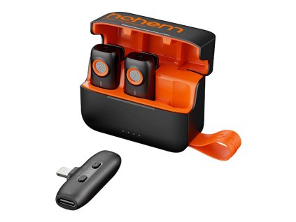 84344 hohem microphone 2tx 1rx charging case