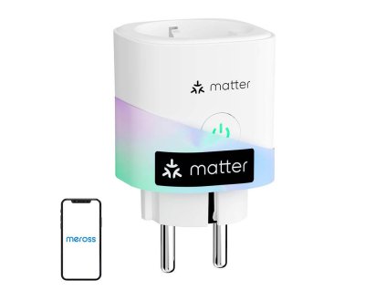 75386 inteligentna zastrcka meross mss315ma eu s monitorom energie matter