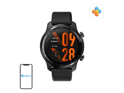 66446 inteligentne hodinky mobvoi ticwatch pro 3 ultra gps shadow black