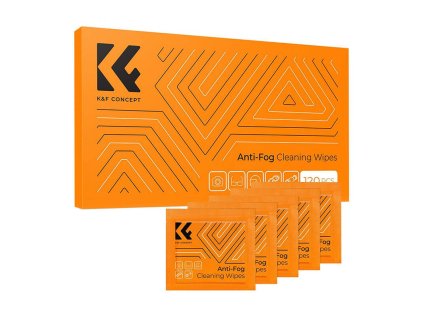 82193 k f concept kf08 036 10x15 cm moistened lens glasses cleaning wipes 120 pcs
