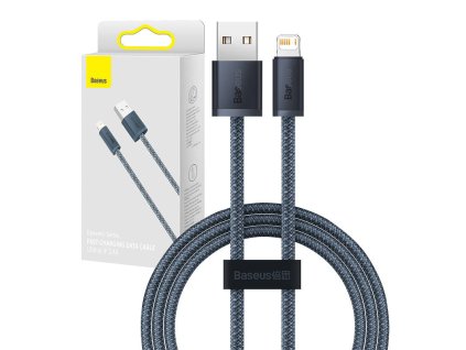 66533 kabel baseus dynamic series usb na lightning 2 4 a 1 m sivy