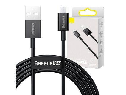 65501 kabel baseus superior series usb na micro usb 2a 2 m cierny