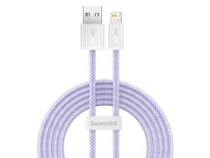 68927 kabel usb pre seriu lightning baseus dynamic 2 2 4 a 2 m fialovy