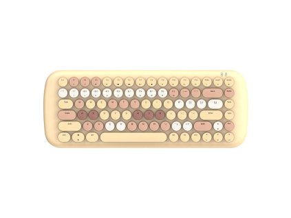 81683 mofii wireless mechanical keyboard with bluetooth romi 2 4g brown
