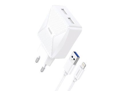 94463 nabijacka gan foneng eu50 35w 2x usb c na type c na lightning biela