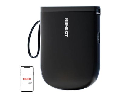 82547 niimbot d11h portable label printer black