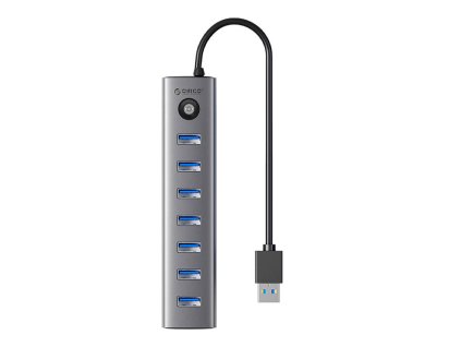 81080 orico cl7u usb c to 7x usb 3 0 hub adapter gray