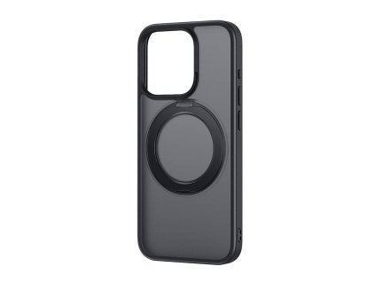 79679 phone case baseus skyring magnetic with stand for ip 13 pro tempered glass and cleaning kit black
