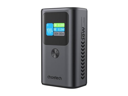88409 power banka choetech b701 10000mah pd30w siva