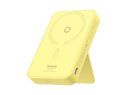 93863 powerbanka baseus magnetic 10 000mah 20w magsafe zlta