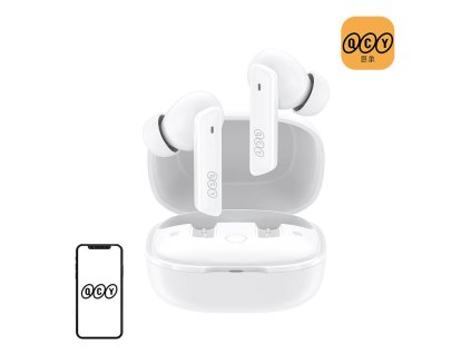 67262 sluchadla do usi tws qcy ht05 anc biele
