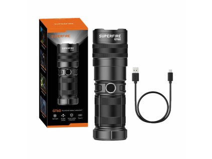 94466 svietidlo superfire gt60 2600 lm usb c