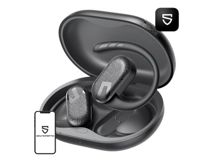 86069 tws soundpeats breezy headphones black