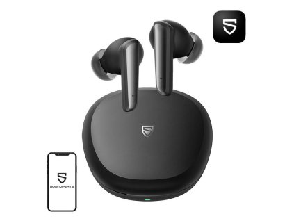 86087 tws soundpeats life lite headphones black
