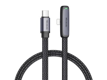 81521 usb c to lightning angle cable mcdodo ca 3351 1 8m black