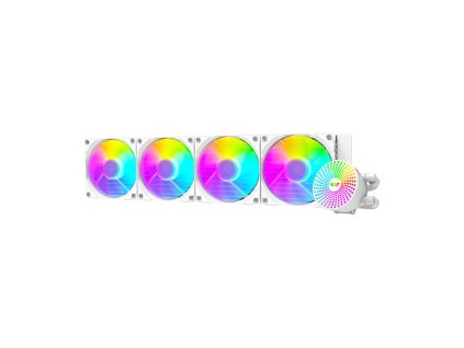 75014 vodne chladenie pc aio darkflash tr240 rgb 2x 120x120 cierna
