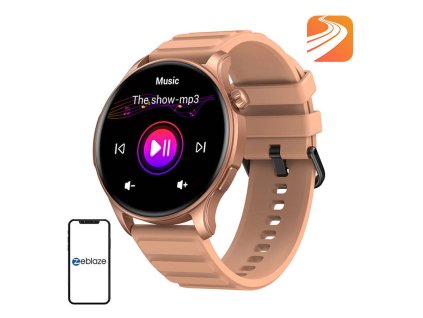 78575 zeblaze btalk 3 pro smartwatch pink