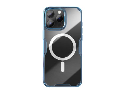 84389 nillkin nature tpu pro magnetic iphone 16 pro max case blue