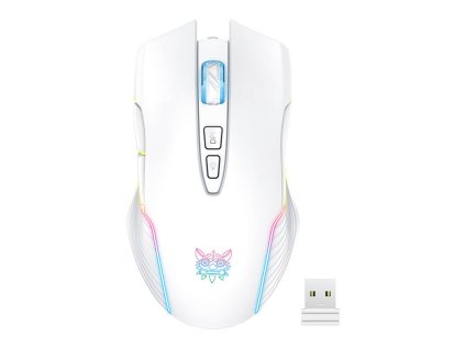 78851 onikuma cw905 white wireless gaming mouse