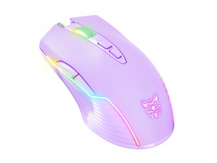 79883 onikuma rgb wired gaming mouse cw905 purple
