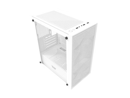 96005 pocitacova skrina darkflash m305 mesh bez ventilatorov biela