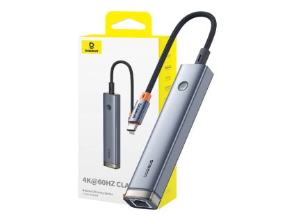 96878 hub baseus lite series 5 port usb c na hdmi usb3 0x3 pd cierny