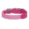 81848 1 classic dog collar with qr code waudog size m pink
