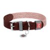 85427 1 dog collar made of natural leather and recycled material with qr code waudog size l width 25 mm brown