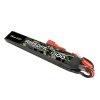 79742 gens ace 25c 1300mah 2s1p 7 4v saddle airsoft gun lipo battery with t plug